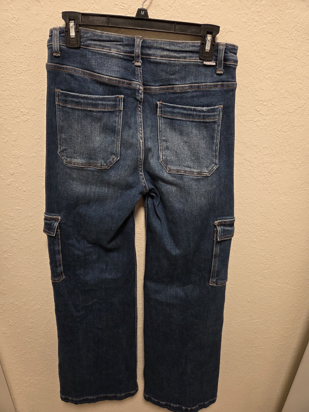 Risen High-Rise Wide-Leg Cargo Jeans - Picture 4 of 6